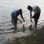Fishermen with a catch