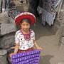Mayan child in traditional dress